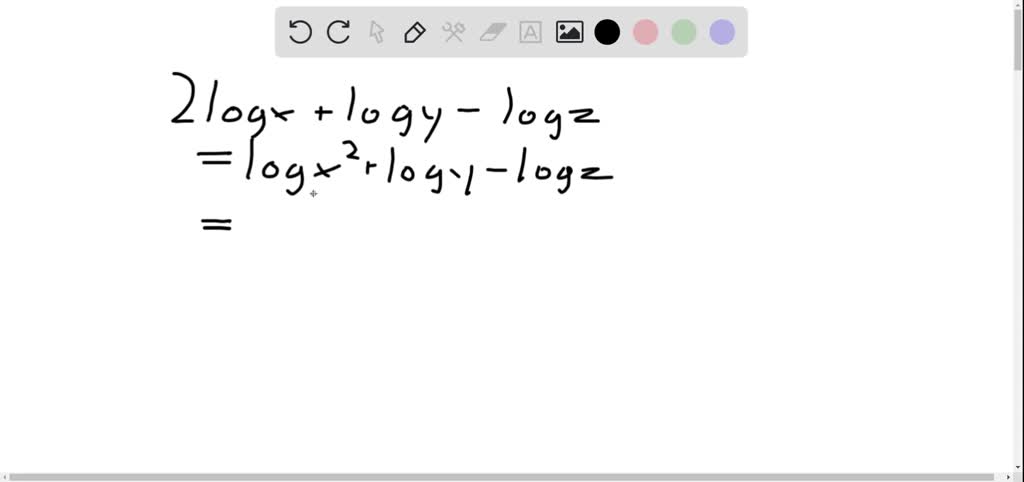 solved-we-can-combine-2-logx-logy-logz-to-get-numerade