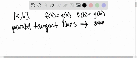 if-f-and-g-are-differentiable-functions-on-the-interval-a-b-with-faga-and-fbgb-prove-that-at-some-po