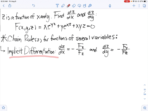 in-problems-47-52-z-is-a-function-of-x-and-y-find-fracpartial-zpartial-x-and-fracpartial-zpartial--5