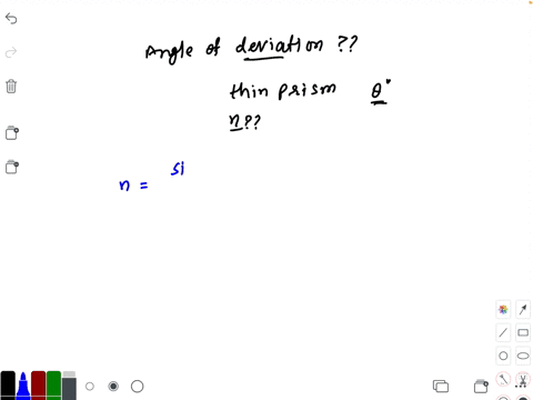 angle-of-deviation-for-a-ray-incident-at-small-angle-on-a-thin-prism-of-angle-thetacirc-of-refractiv