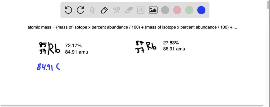 solved-two-isotopes-of-rubidium-occur-naturally-with-37-85-rb-at-72-17