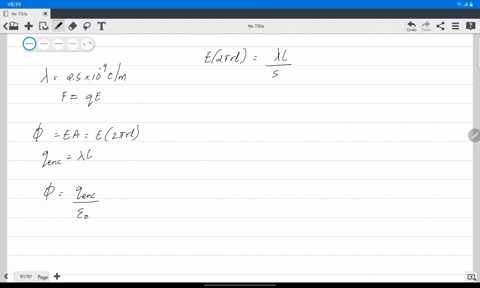 an-electron-is-moving-in-a-circular-path-around-a-long-uniformly-charged-wire-carrying-25-mathrmnc-m