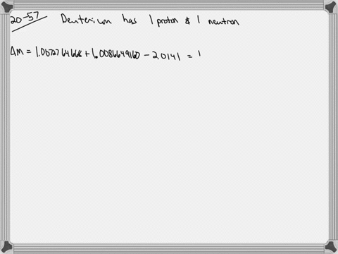 calculate-the-binding-energy-in-mathrmj-nucleon-of-the-deuterium-nucleus-whose-mass-is-20141-mathrmu