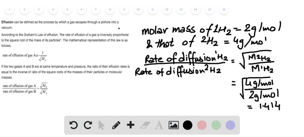 solved-calculate-the-relative-rate-of-diffusion-o