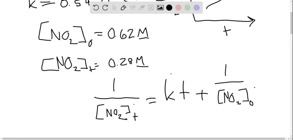 solved-the-rate-constant-for-the-second-order-reaction-2-no2-g-2-no-g