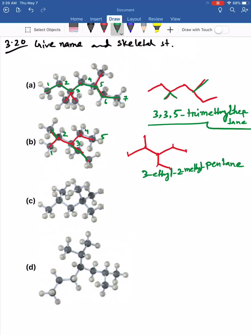 SOLVED Give IUPAC Names For The Following Alkanes And Convert Each 