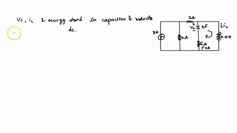 find-v_c-i_l-and-the-energy-stored-in-the-capacitor-and-inductor-in-the-circuit-of-fig-665-under-dc-