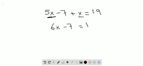 solve-the-equation-5-x-7x19