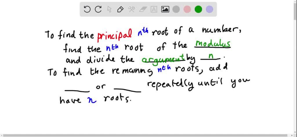 find nth root of complex number