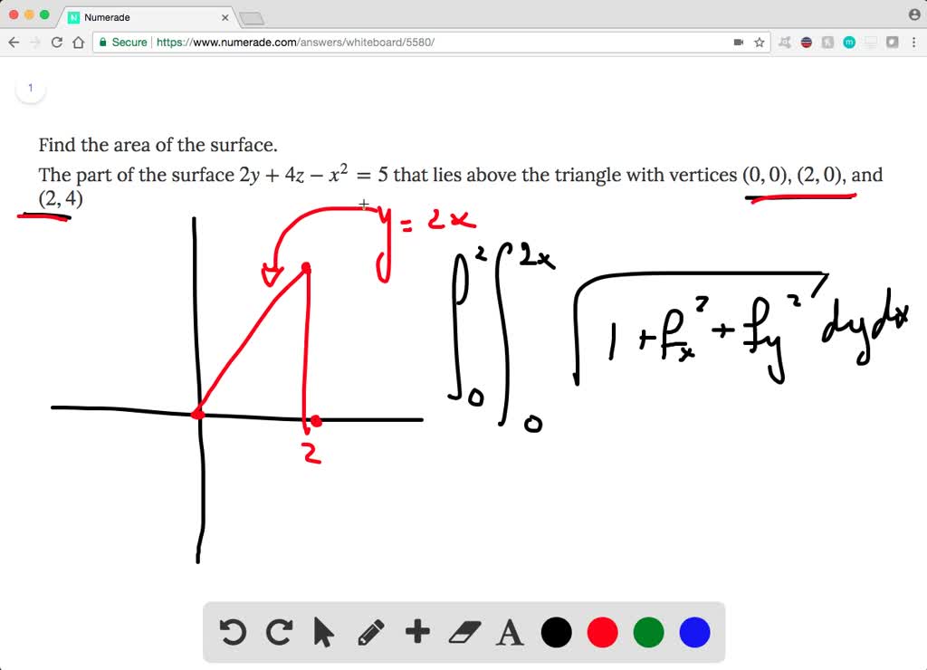 Find The Area Of The Surface The Part Of The Sur