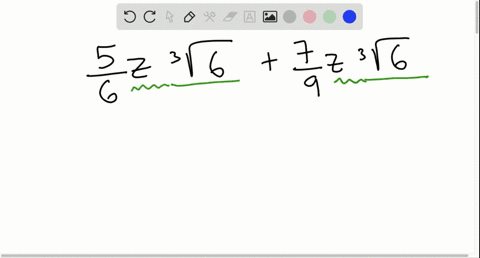 add-or-subtract-the-radical-expressions-if-possible-frac56-z-sqrt36frac79-z-sqrt36