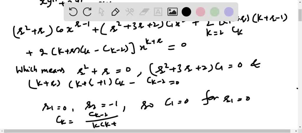 SOLVED:x=0 is a regular singular point of the given differential ...