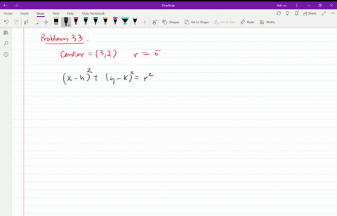 write-the-standard-form-of-the-equation-of-the-circle-with-the-given-center-and-radius-center-32-r5