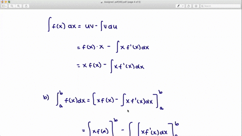 a-use-integration-by-parts-to-show-that-int-fx-d-xx-fx-int-x-fprimex-d-x-b-if-f-and-g-are-inverse-3