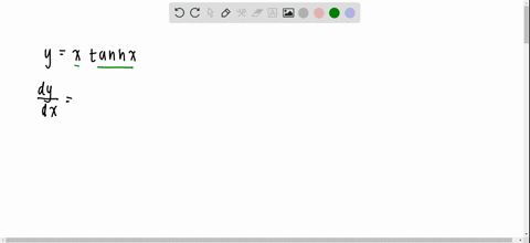 compute-dydx-for-the-following-functions-yx-tanh-x