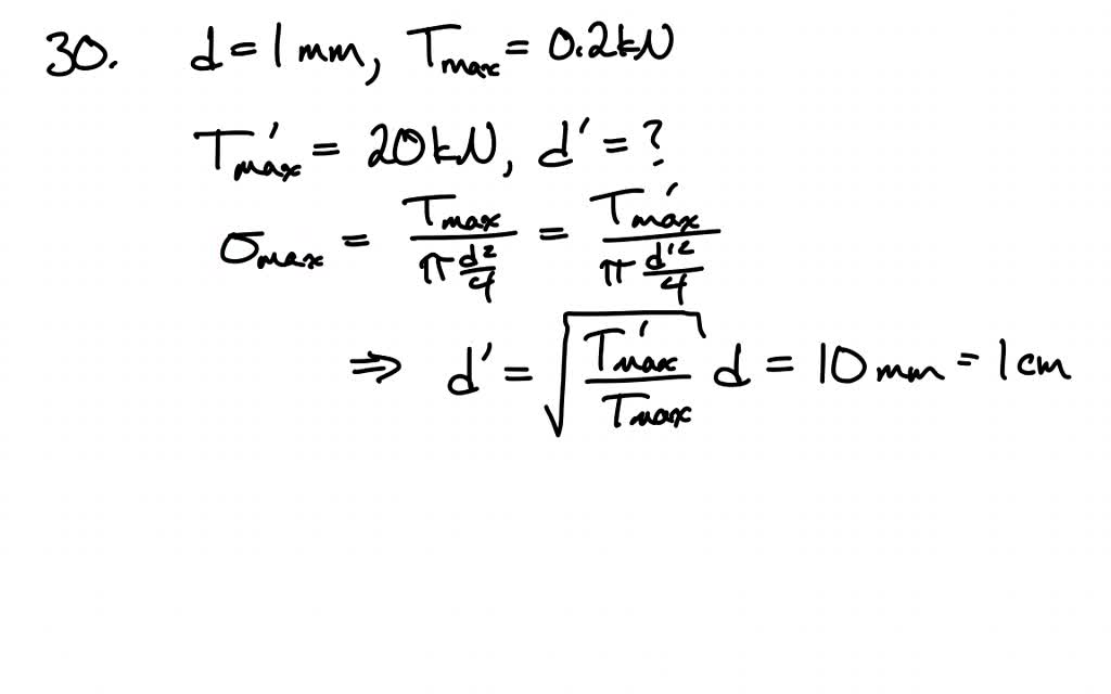 SOLVED (S J 1218) A steel wire of diameter mm can support tension of