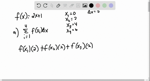 let-fx2-x1-x_10-x_22-x_34-x_46-and-delta-x2-a-find-sum_i14-fleftx_iright-delta-x-b-the-sum-in-part-a
