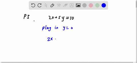 the-x-intercept-of-the-graph-of-2-x5-y10-is-____