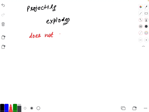 a-projectile-is-launched-into-the-air-part-way-through-its-flight-it-explodes-how-does-the-explosion