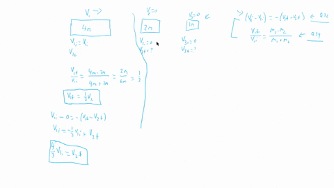 the-three-air-carts-shown-in-figure-9-28-have-masses-reading-from-left-to-right-of-4-m-2-m-and-m-res