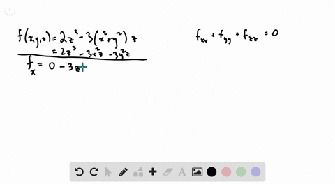 show-that-each-function-satisfies-a-laplace-equation-fx-y-z2-z3-3leftx2y2right-z-2