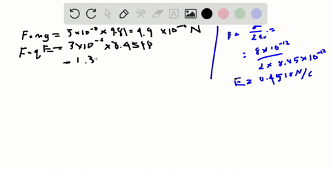 a-small-sphere-with-mass-500-times-10-7-mathrmkg-and-charge-300-mu-c-is-released-from-rest-a-distanc
