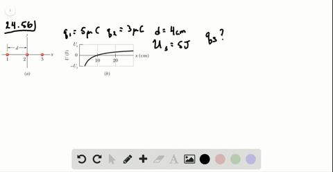 particle-1-with-a-charge-of-50-mu-mathrmc-and-particle-2-with-a-charge-of-30-mu-mathrmc-are-fixed-in