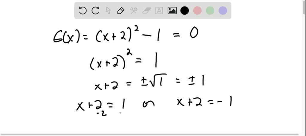 Find the zeros of each quadratic function using the Square Root Method ...