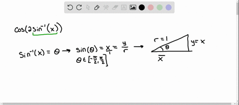 SOLVED:Right-triangle relationships Draw a right triangle to simplify ...