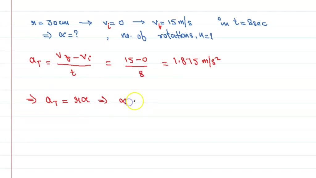 SOLVED:A car has wheels each with a radius of 30 cm. It starts from ...