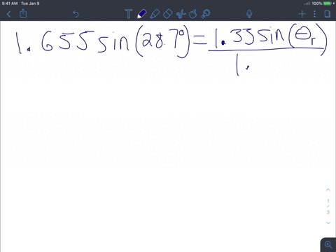 light-moves-from-flint-glass-into-water-at-an-angle-of-incidence-of-287circ-a-what-is-the-angle-of-r