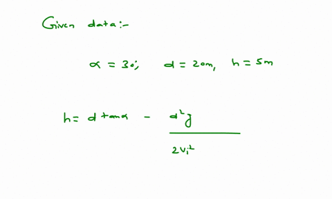 a-ball-is-thrown-upward-at-an-angle-of-30circ-to-the-horizontal-and-lands-on-the-top-edge-of-a-bui-3