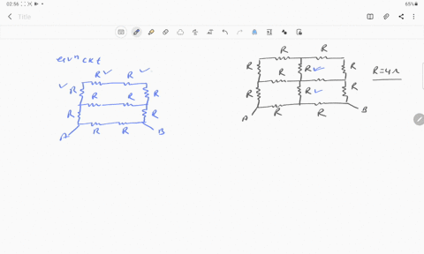 find-the-equivalent-resistance-in-omega-between-point-a-and-b-in-the-given-circuit-if-value-of-r4--2