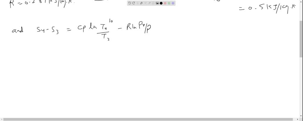 SOLVED:Consider an ideal Ericsson cycle with air as the working fluid ...