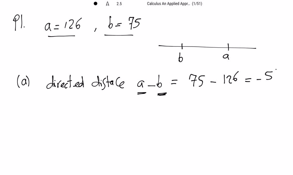 Find (a) The Directed Distance From A To B,(b) The Directed Distance ...