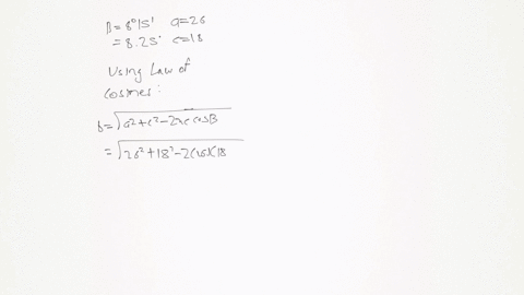 use-the-law-of-cosines-to-solve-the-triangle-b8circ-15prime-quad-a26-quad-c18