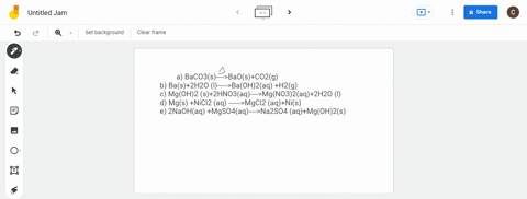 complete-and-balance-the-following-equations-a-mathrmbaco_3s-stackreldeltalongrightarrow-b-mathrmbas