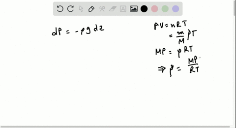 show-that-the-variation-of-atmospheric-pressure-with-altitude-is-given-by-pp_0-e-alpha-y-where-alpha