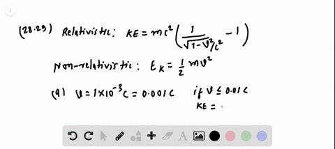 determine-the-ratio-of-the-relativistic-kinetic-energy-to-the-nonrelativistic-kinetic-energy-leftfra