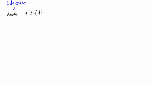 the-compound-lidocaine-is-used-medically-as-a-local-anesthetic-identify-the-functional-groups-presen