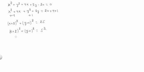 a-find-the-center-h-k-and-radius-r-of-each-circle-b-graph-each-circle-c-find-the-intercepts-if-any-6