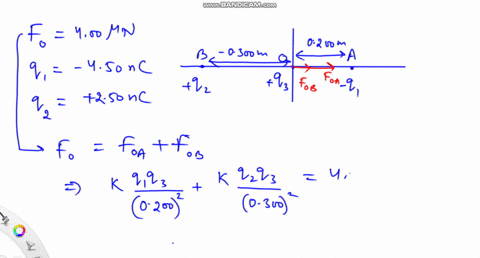 three-point-charges-are-arranged-along-the-x-axis-charge-q_1-450-mathrmnc-quad-is-quad-located-quad-