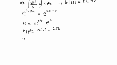 write-and-solve-the-differential-equation-that-models-the-verbal-statement-evaluate-the-solution-at