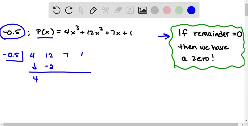 SOLVED:Use synthetic substitution to determine whether the given number ...