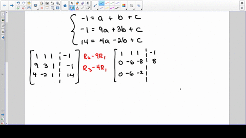 find-the-function-ya-x2b-xc-whose-graph-contains-the-points-1-13-1-and-214