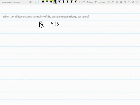 which-condition-ensures-normality-of-the-sample-mean-in-large-samples