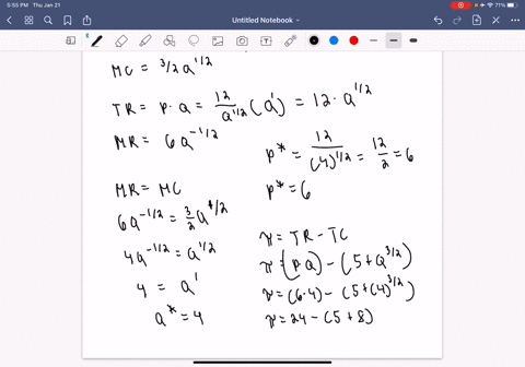 a-monopolist-faces-the-following-demand-curve-q144-p2-where-q-is-the-quantity-demanded-and-p-is-pric