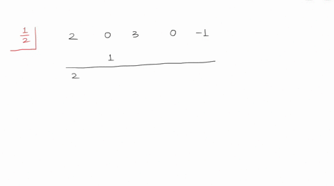 use-synthetic-division-to-find-the-quotient-and-the-remainder-left2-x43-x2-1right-divleftx-frac12rig
