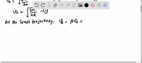 a-space-probe-is-describing-a-circular-orbit-of-radius-n-r-with-a-velocity-v_0-about-a-planet-of-rad