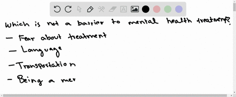 which-of-the-following-was-not-listed-as-a-barrier-to-mental-health-treatment-a-fears-about-treatmen